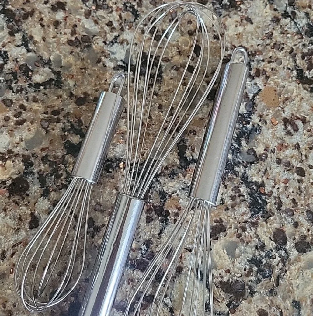 Stainless Steel Whisk Set - Silver NEW